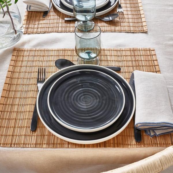 IKEA OMBONAD Side Plate Dark Gray 8 "