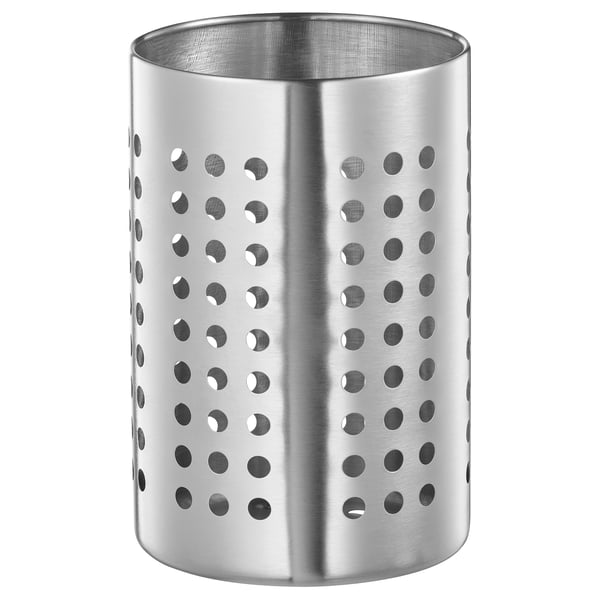 IKEA ORDNING Utensil Holder Stainless Steel 7 1/8 "