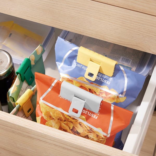 IKEA ÖRINGABBORRE Sealing Clip Set Of 9 Multicolor