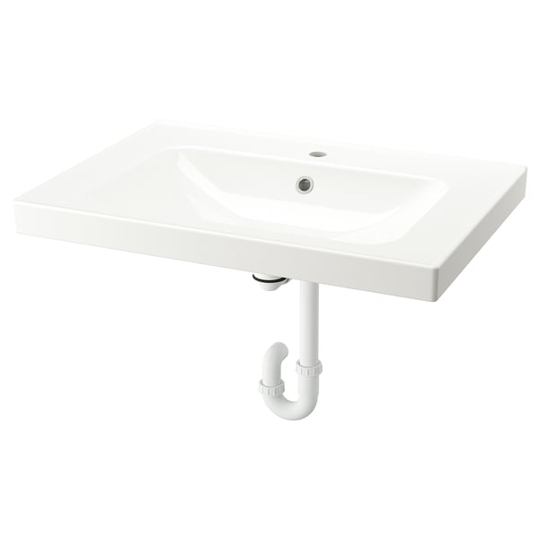 IKEA ORRSJÖN Sink with water trap white 31x21 3/4 "