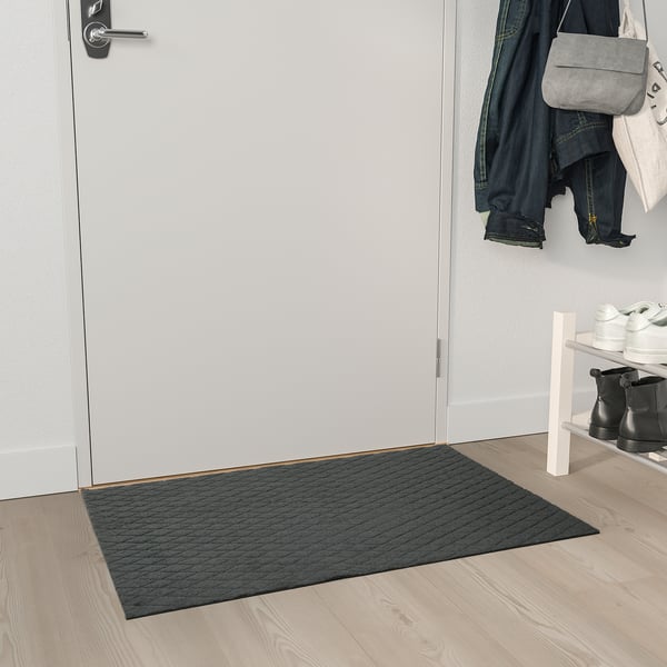 IKEA ÖSTERILD Door Mat Indoor Dark Gray 2 ' 0 "x2 ' 11 "