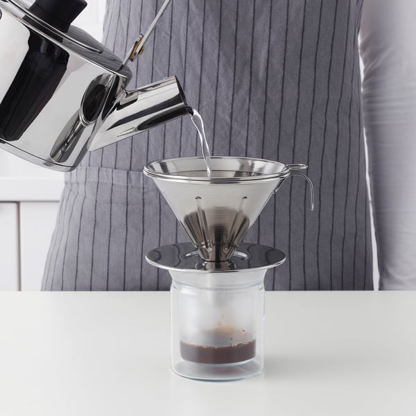 IKEA ÖVERST Metal Coffee Filter Stainless Steel