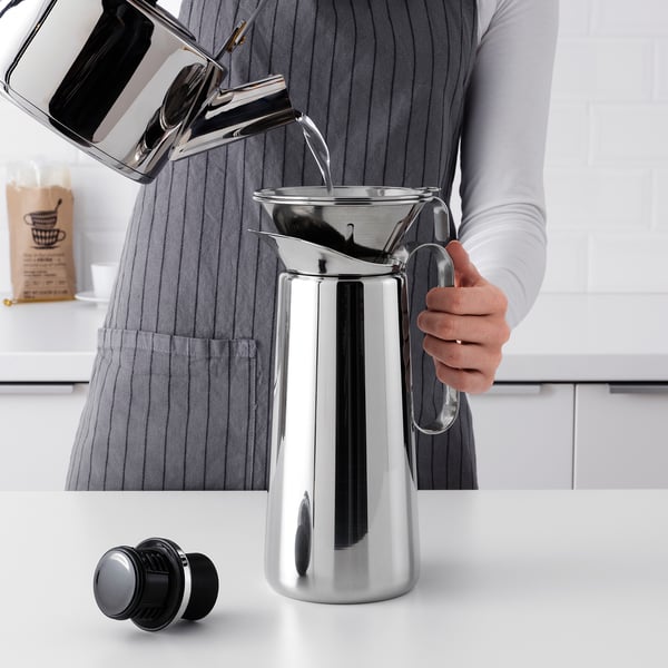 IKEA ÖVERST Metal Coffee Filter Stainless Steel