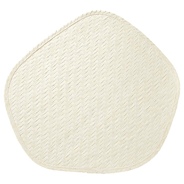IKEA PADDFISK Place mat palm leaf handmade 15x14 "