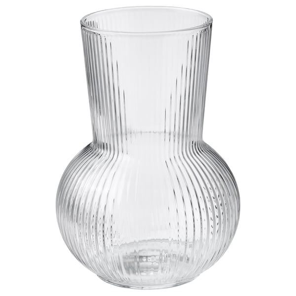 IKEA PÅDRAG Vase clear glass 6 ¾ "