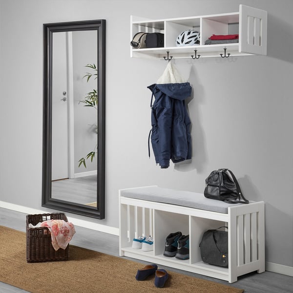 IKEA PANGET Storage Bench White