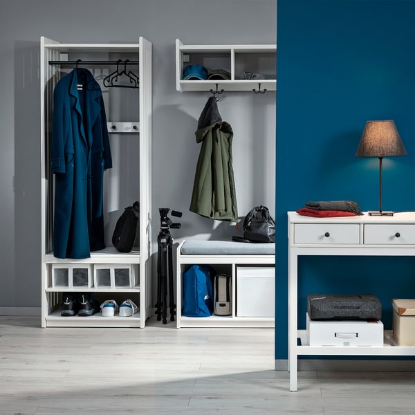 IKEA PANGET Storage Bench White