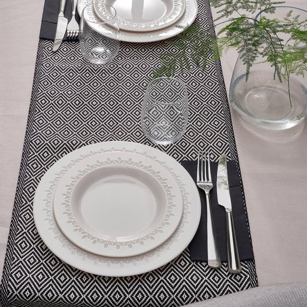 IKEA PARADISISK Side Plate Off-white 8 "