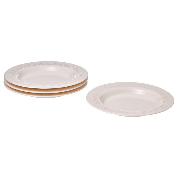 IKEA PARADISISK Side plate off-white 8 "