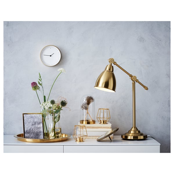 IKEA PÄRLBAND Tealight Holder Gold 4 "