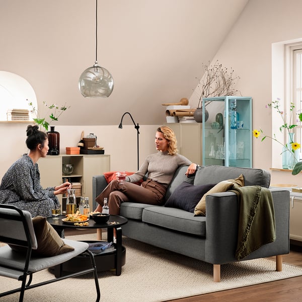 IKEA PÄRUP Sofa Vissle Gray