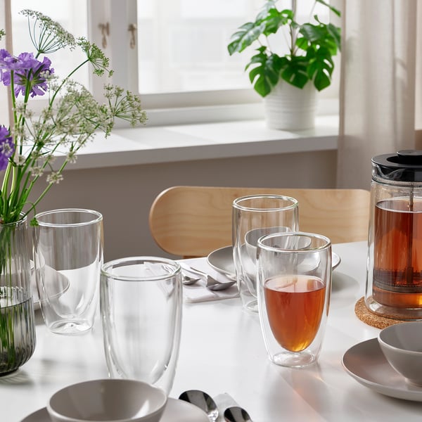 IKEA PASSERAD Double Wall Glass 15 Oz