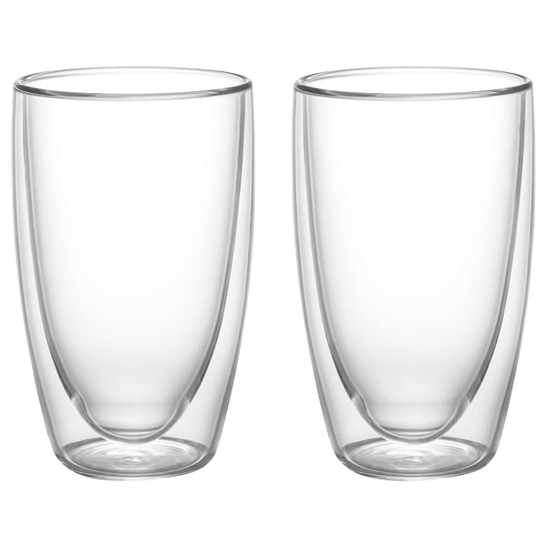 IKEA PASSERAD Double wall glass 15 oz