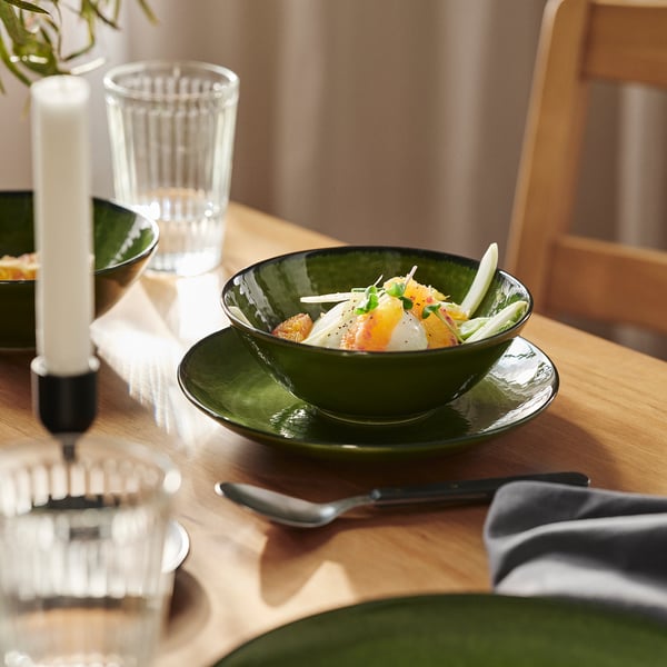 IKEA PELARKAKTUS Bowl Green 6 ½ "