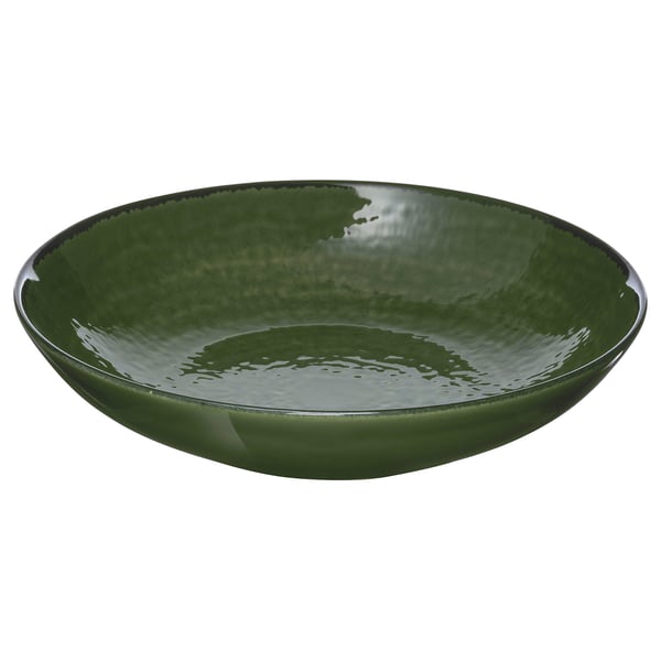 IKEA PELARKAKTUS Deep plate/bowl green 9 "