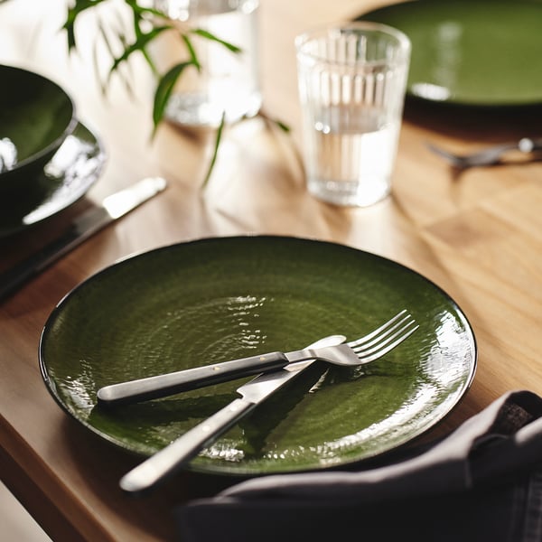 IKEA PELARKAKTUS Plate Green 10 "