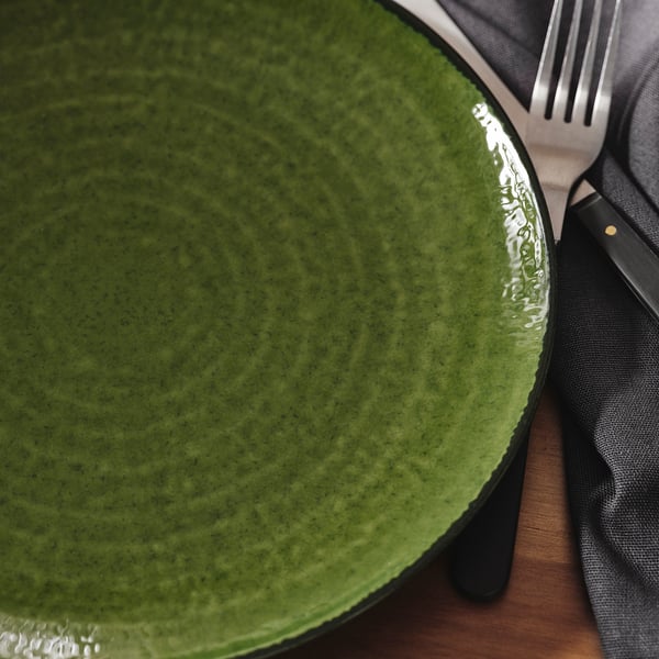 IKEA PELARKAKTUS Plate Green 10 "