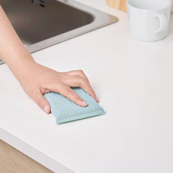 IKEA PEPPRIG Scrubbing Pad Green Blue/yellow