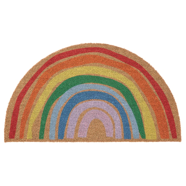 IKEA PILLEMARK Door mat indoor rainbow 1 ' 8 "x2 ' 11 "