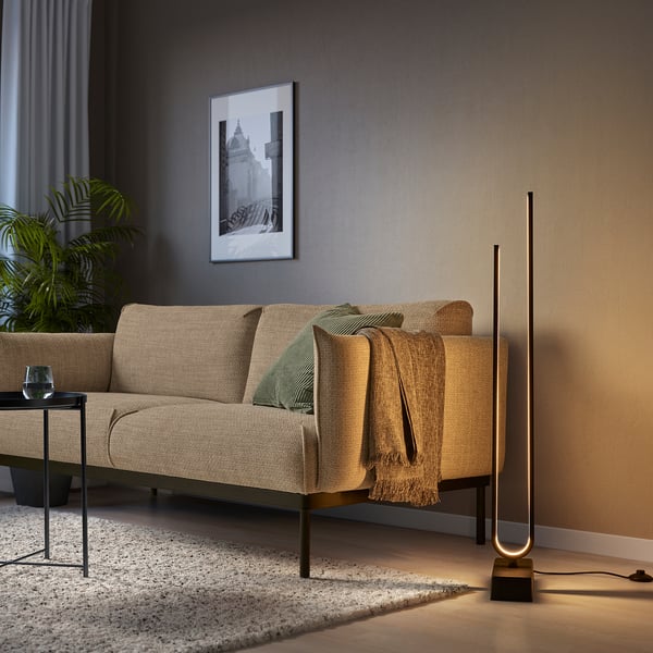 IKEA PILSKOTT LED Floor Lamp Smart Black