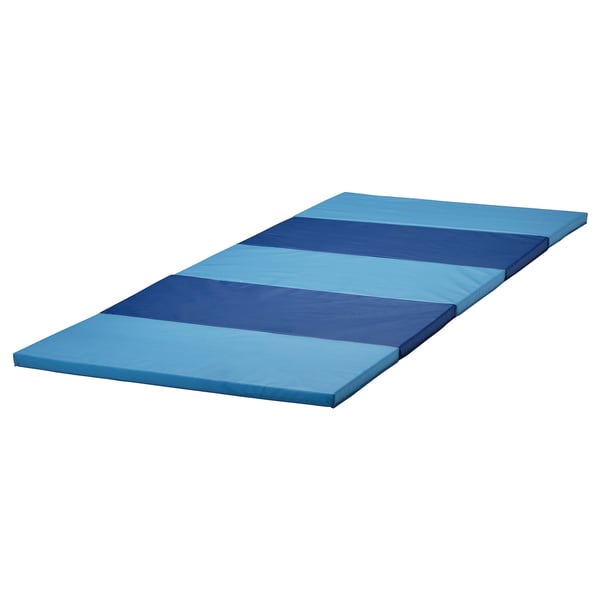 IKEA PLUFSIG Folding gym mat blue 30 3/4x72 7/8 "