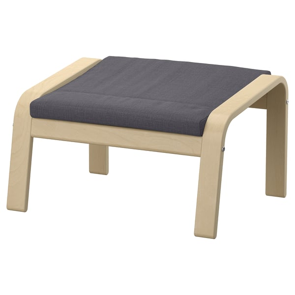 IKEA POÄNG Ottoman Cushion Skiftebo Dark Gray