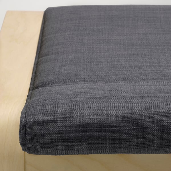 IKEA POÄNG Ottoman Cushion Skiftebo Dark Gray