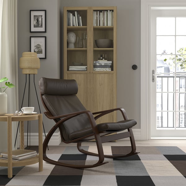 IKEA POÄNG Rocking Chair Brown/Glose Dark Brown