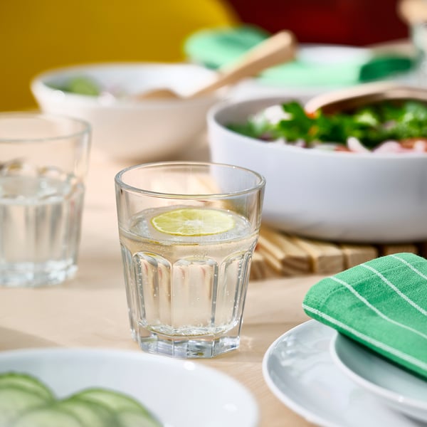 IKEA POKAL Glass Clear Glass 9 Oz