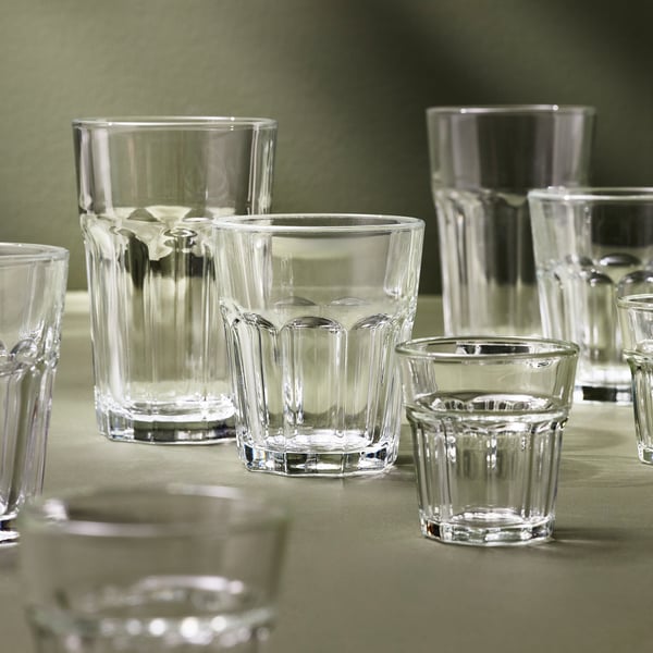 IKEA POKAL Glass Clear Glass 9 Oz