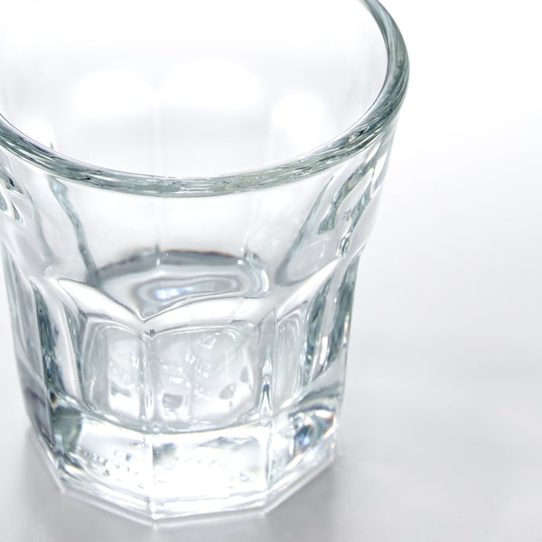 IKEA POKAL Snaps Glass Clear Glass 2 Oz