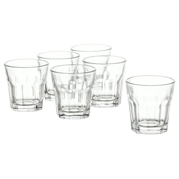 IKEA POKAL Snaps glass clear glass 2 oz