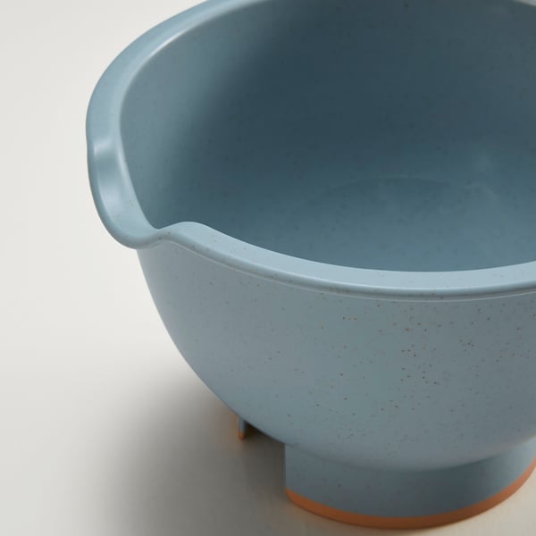 IKEA PONNYFISK Mixing Bowl Light Gray-blue 34 Oz