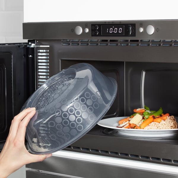 IKEA PRICKIG Microwave Lid Gray 10 "