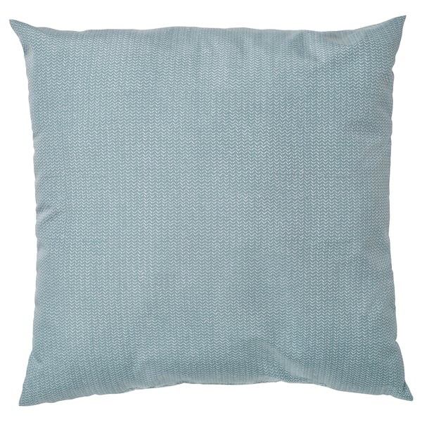 IKEA PROFETBLOMMA Cushion gray-blue 20x20 "