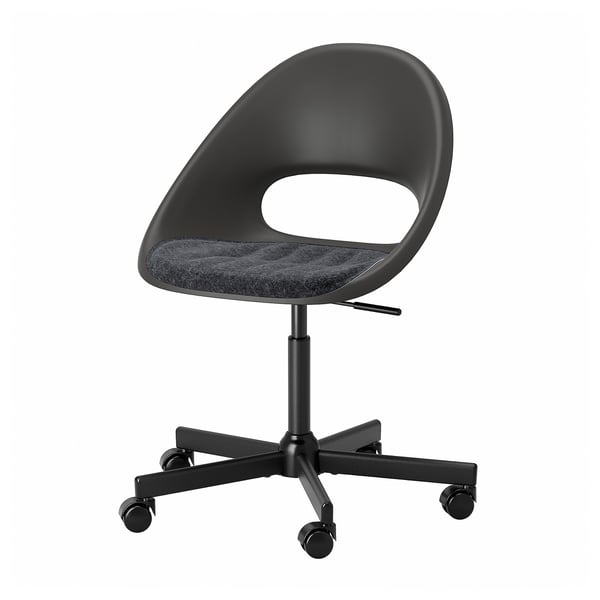 IKEA PYNTEN Seat Pad Dark Gray 16 ¼x17 "