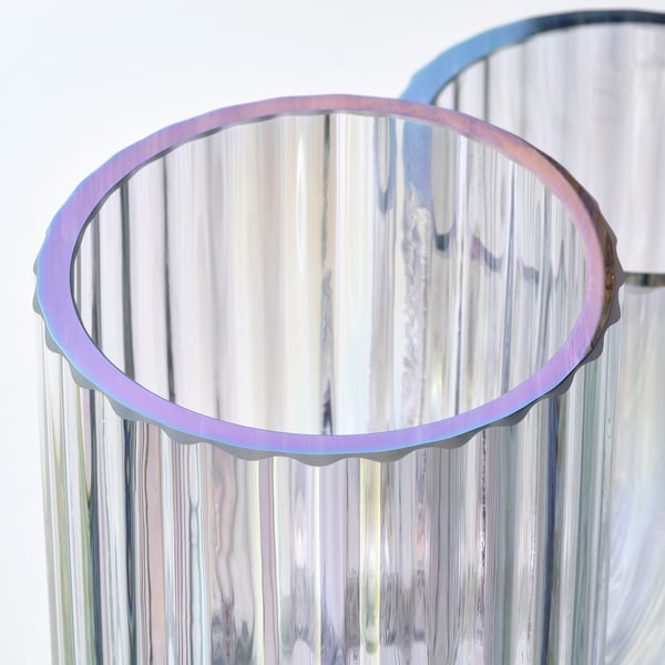 IKEA RÄFFELBJÖRK Vase Mother-of-pearl Color 7 ¾ "