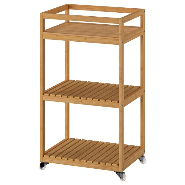 IKEA RÅGRUND Cart bamboo 16 1/2x13x29 7/8 "