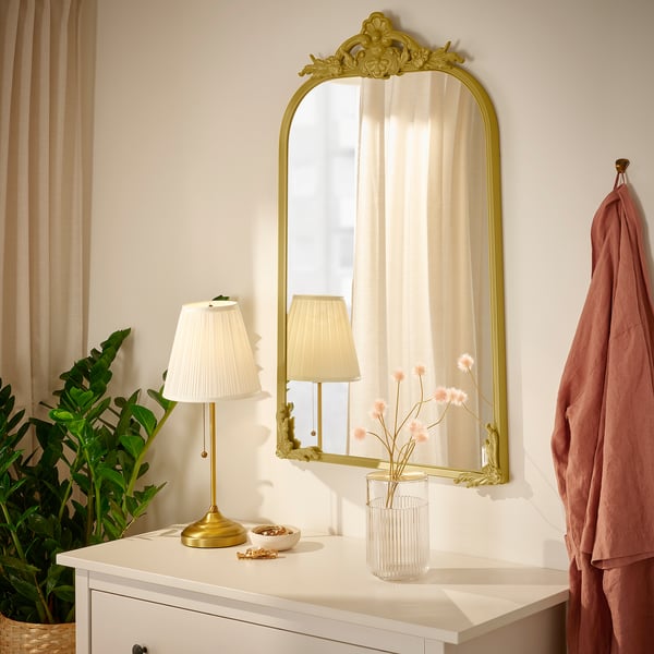 IKEA RÅMEBO Mirror Gold 24 3/4x35 3/8 "