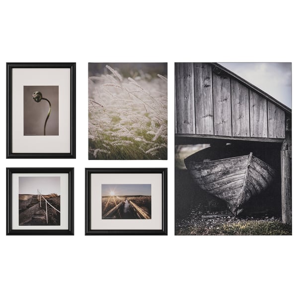 IKEA RAMHÄLL Picture set of 5 peaceful outdoors