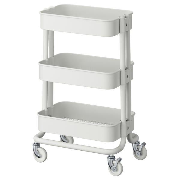 IKEA RÅSKOG Utility cart white 11x15x24 "
