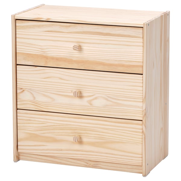 IKEA RAST 3-drawer chest pine 24 3/8x26 3/4 "