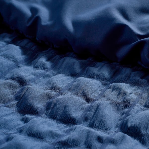 IKEA RÄVSTARR Comforter Set Dark Blue Full/Queen