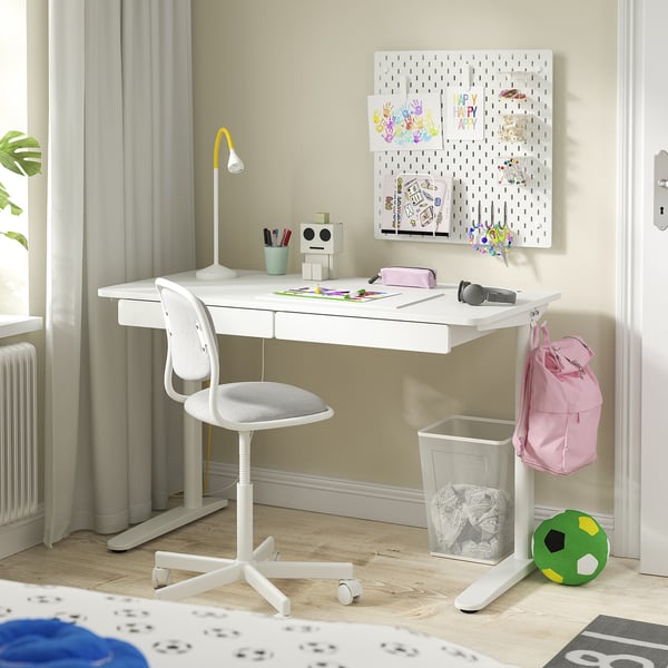 IKEA RELATERA Desk Combination White 46 1/8x23 5/8 "