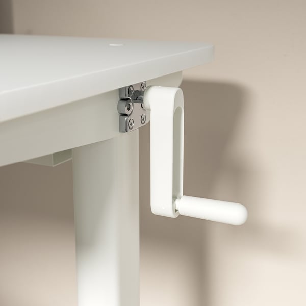 IKEA RELATERA Desk Sit/stand White 35 3/8x23 5/8 "