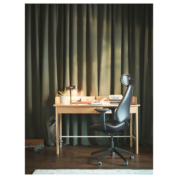 IKEA RIDSPÖ Desk Oak 55 1/8x27 1/2 "