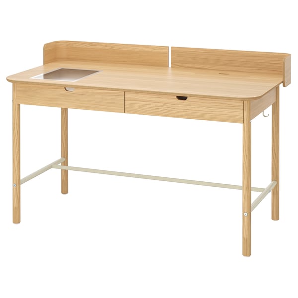 IKEA RIDSPÖ Desk oak 55 1/8x27 1/2 "