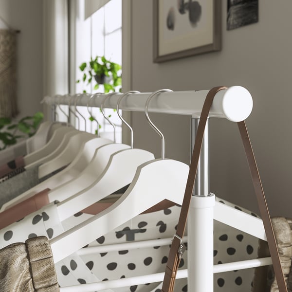 IKEA RIGGA Clothes Rack White