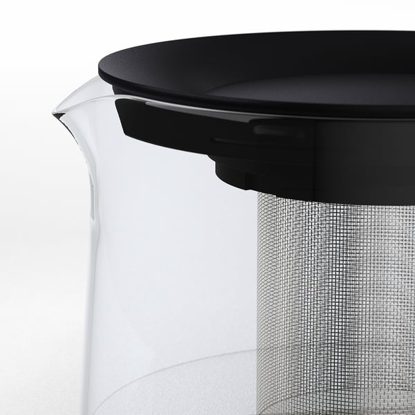 IKEA RIKLIG Teapot Glass 1.6 Qt