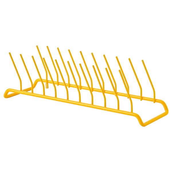 IKEA RINNIG Plate holder yellow